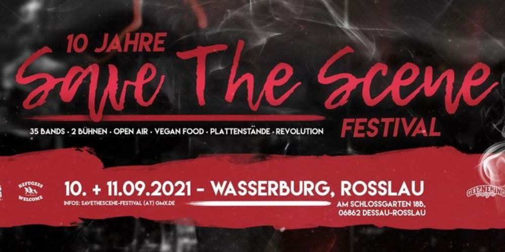 Tickets Save the Scene Festival,  in Dessau-Rosslau
